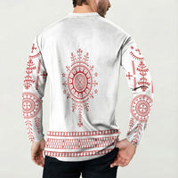 Croatia Sicanje Tattoo Inspired Button Sweatshirt The Kolo