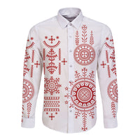Croatia Sicanje Tattoo Inspired Long Sleeve Button Shirt The Kolo