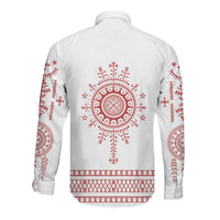 Croatia Sicanje Tattoo Inspired Long Sleeve Button Shirt The Kolo