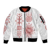Croatia Sicanje Tattoo Inspired Sleeve Zip Bomber Jacket The Kolo