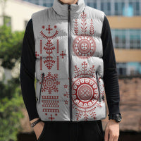 Croatia Sicanje Tattoo Inspired Sleeveless Puffer Jacket The Kolo