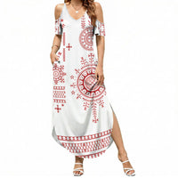 Croatia Sicanje Tattoo Inspired Summer Maxi Dress The Kolo