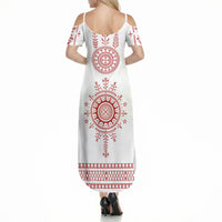 Croatia Sicanje Tattoo Inspired Summer Maxi Dress The Kolo