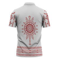 Croatia Sicanje Tattoo Inspired Zipper Polo Shirt The Kolo