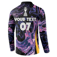 Colombia Football Custom Button Sweatshirt Cano Cristales Style - Todos Somos Campeon LT7 - Wonder Print Shop