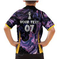 Colombia Football Custom Family Matching Mermaid Dress and Hawaiian Shirt Cano Cristales Style - Todos Somos Campeon LT7 - Wonder Print Shop