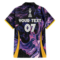 Colombia Football Custom Family Matching Off Shoulder Short Dress and Hawaiian Shirt Cano Cristales Style - Todos Somos Campeon LT7 - Wonder Print Shop