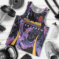 Colombia Football Custom Men Tank Top Cano Cristales Style - Todos Somos Campeon - Wonder Print Shop
