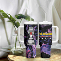 Colombia Football Tumbler With Handle Cano Cristales Style - Todos Somos Campeon - Wonder Print Shop