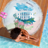 Chucks N Pearls 2024 Beach Blanket Pink Green Rocking The World LT7 - Wonder Print Shop