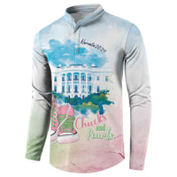 Chucks N Pearls 2024 Button Sweatshirt Pink Green Rocking The World LT7 - Wonder Print Shop