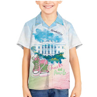 Chucks N Pearls 2024 Family Matching Mermaid Dress and Hawaiian Shirt Pink Green Rocking The World LT7 - Wonder Print Shop