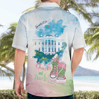 Chucks N Pearls 2024 Hawaiian Shirt Pink Green Rocking The World - Wonder Print Shop