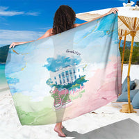 Chucks N Pearls 2024 Sarong Pink Green Rocking The World - Wonder Print Shop