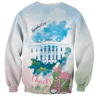Chucks N Pearls 2024 Sweatshirt Pink Green Rocking The World - Wonder Print Shop