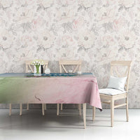 Chucks N Pearls 2024 Tablecloth Pink Green Rocking The World - Wonder Print Shop