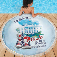 Chucks N Pearls 2024 Beach Blanket I'm With Her LT7 - Wonder Print Shop