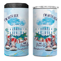 Chucks N Pearls 2024 4 in 1 Can Cooler Tumbler I'm With Her LT7 - Wonder Print Shop