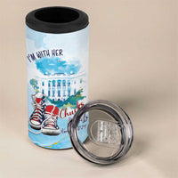 Chucks N Pearls 2024 4 in 1 Can Cooler Tumbler I'm With Her LT7 - Wonder Print Shop