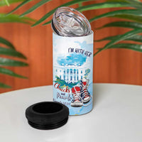 Chucks N Pearls 2024 4 in 1 Can Cooler Tumbler I'm With Her LT7 - Wonder Print Shop