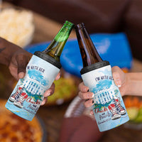 Chucks N Pearls 2024 4 in 1 Can Cooler Tumbler I'm With Her LT7 - Wonder Print Shop