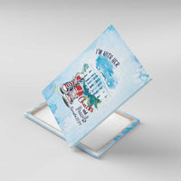 Chucks N Pearls 2024 Canvas Wall Art I'm With Her LT7 - Wonder Print Shop