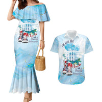 Chucks N Pearls 2024 Couples Matching Mermaid Dress and Hawaiian Shirt I'm With Her LT7 - Wonder Print Shop