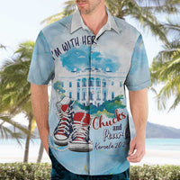 Chucks N Pearls 2024 Hawaiian Shirt I'm With Her - Wonder Print Shop
