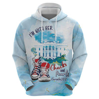 Chucks N Pearls 2024 Hoodie I'm With Her - Wonder Print Shop