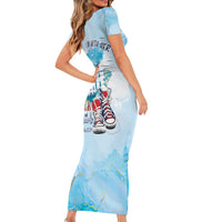 Chucks N Pearls 2024 Short Sleeve Bodycon Dress I'm With Her - Wonder Print Shop