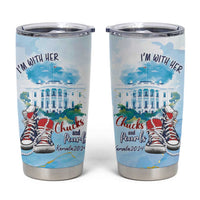 Chucks N Pearls 2024 Tumbler Cup I'm With Her - Wonder Print Shop