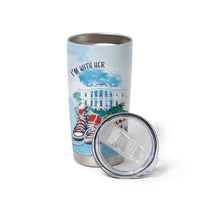 Chucks N Pearls 2024 Tumbler Cup I'm With Her - Wonder Print Shop