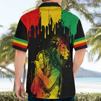 Jamaica Reggae Hawaiian Shirt Legend Bob Sketch Style One Love - Wonder Print Shop