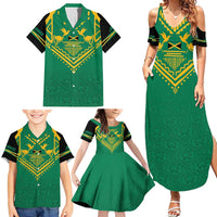 JLP Choose Jamaica Family Matching Summer Maxi Dress and Hawaiian Shirt - Wonder Print Shop