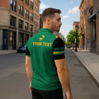 JLP Choose Jamaica Zipper Polo Shirt - Wonder Print Shop