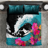 Hawaii Surfing Bedding Set Triple Crown Rides The Waves LT7 - Wonder Print Shop