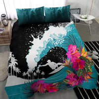 Hawaii Surfing Bedding Set Triple Crown Rides The Waves LT7 - Wonder Print Shop