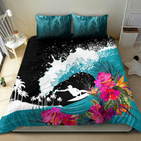 Hawaii Surfing Bedding Set Triple Crown Rides The Waves LT7 - Wonder Print Shop