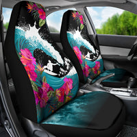 Hawaii Surfing Car Seat Cover Triple Crown Rides The Waves LT7 - Wonder Print Shop