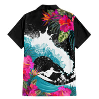 Hawaii Surfing Family Matching Mermaid Dress and Hawaiian Shirt Triple Crown Rides The Waves LT7 - Wonder Print Shop