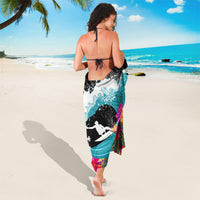 Hawaii Surfing Sarong Triple Crown Rides The Waves - Wonder Print Shop