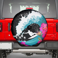 Hawaii Surfing Spare Tire Cover Triple Crown Rides The Waves - Wonder Print Shop
