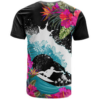 Hawaii Surfing T Shirt Triple Crown Rides The Waves - Wonder Print Shop
