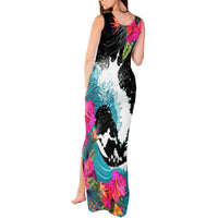 Hawaii Surfing Tank Maxi Dress Triple Crown Rides The Waves - Wonder Print Shop