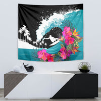 Hawaii Surfing Tapestry Triple Crown Rides The Waves - Wonder Print Shop