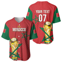 Morocco Football WC2026 Custom Baseball Jersey Atlas Lions - Conquer The World LT7