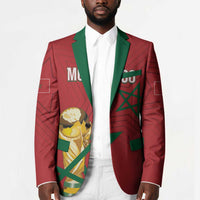 Morocco Football WC2026 Custom Blazer Atlas Lions - Conquer The World - Wonder Print Shop