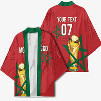 Morocco Football WC2026 Custom Kimono Atlas Lions - Conquer The World - Wonder Print Shop
