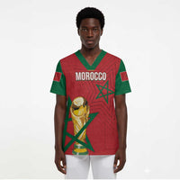 Morocco Football WC2026 Custom Scrub Top Atlas Lions - Conquer The World - Wonder Print Shop