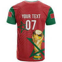 Morocco Football WC2026 Custom T shirt Atlas Lions - Conquer The World LT7